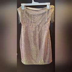 Nwt Dress, Perfect For Homecoming Or Other Fancy Event. Champagne Mini Dress For Evening Party, Festive Evening Mini Dress, Champagne Holiday Cocktail Dress, Festive Sleeveless Dresses For Night Out, Champagne Mini Dress For Evening Holiday, Festive Cocktail Mini Dress, Festive Mini Dress For Party, Festive Sleeveless Cocktail Mini Dress, Champagne Mini Dress For Prom Holiday