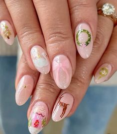 christmas nails 🎀 Teen Nails, Summery Nails, Cute Gel Nails, Instagram Christmas, 2023 Christmas, Xmas Nails, Nail Art Ideas, Dream Nails, Fire Nails