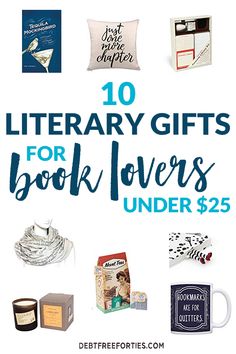 the top ten library gifts for book lovers under $ 25