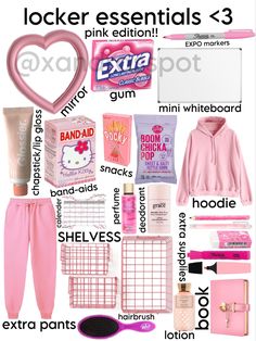 school pink products inspiration list Pink Locker