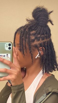 Starter Loc Hairstyles For Black Women, One Loc In Back Of Natural Hair, Medium Instant Locs, Starter Locs Medium Size, Loc Styles Short Hair Black Women, Natural Locs On Black Women, Instant Locs On 4c Hair, Loc On Black Women, Lazy Loc Hairstyles