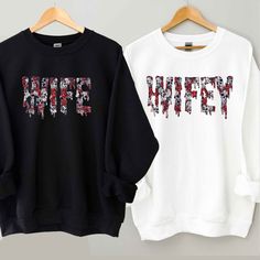 Wife & Wifey The best lesbian married couple Sweatshirt! Perfect for wedding party, bachelorette party, honeymoon. Celebrate Halloween with these funny gothic lesbian Halloween Sweatshirt! Lesbian Wife Wedding Shirt, Lesbian Wife Gothic Wedding Theme, Lesbian Wife Halloween Sweatshirt, Lesbian Wife Gothic Halloween Treat Or Treat Sweatshirt, Lesbian Married Couple Trick Or Treat Sweatshirt. Gothic Roses, Gothic Wedding Theme