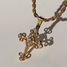 Truly Rich CZ Cross Necklace – TBJ