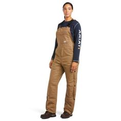 Ariat Women's Rebar DuraCanvas Stretch Insulated Work Bib Work Overalls, Plus Size Workwear, Flexible Stretches, Plus Size Work, Bib Overalls, Working Woman, Knit Pants, Suspenders, Bibs