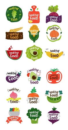 Fruit logo Fruit Logo Design Ideas, Emblems Design, Food Company Logo, Healthy Food Branding, Food Brand Logos, Organic Food Logo, Healthy Logo, Healthy Food Logo, Fruit Logo Design