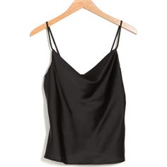 Silky Satin Solid Camisole - Black
Update your basics collection with this chic and versatile tank top that is construction from silky satin. 26" length (size S) Cowl neck Spaghetti straps Solid Woven 97% polyester Silky Top, Solid Tank Tops, Black Camisole, Black Tank, Black Media, Black Tank Tops, Large Black, Cowl Neck, Basic Tank Top