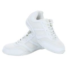 PRICES MAY VARY. leather/mesh; White cheer shoes Sizes fit 1/2 size smaller than street shoe size. Order 1/2 size up for comfort fit This edge sideline performance shoe features durability and flexibility from the inside and out. It also features strategically located rubber outsole pods improving the durability without compromising performance. Great for casual, walking, running, tennis, gym, athletics, cheerleading, competition and performance. Sizing: 5M US: 8.74"/22.2cm; 6M US: 9.06"/23cm; 7 Chic Closet, Cheerleading Competition, White Fashion Sneakers, Cheer Shoes, Dresses Australia, Cheer Girl, White Shoes Sneakers, Street Shoes, Best Amazon