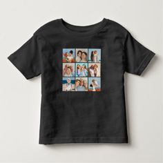 a t - shirt with multiple pictures of people on it