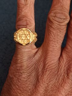 King Solomon ring,925 sterling silver Solomon ring,The Grand Pentacle of Solomon ring,Jewish jewelry, Solomon King ring, Solomon silver ring Mens Ring Style, Antique Mens Rings, King Solomon Seals, Viking Rings, Solomons Ring, King Ring, King Solomon, Mens Rings Fashion, Jewish Jewelry