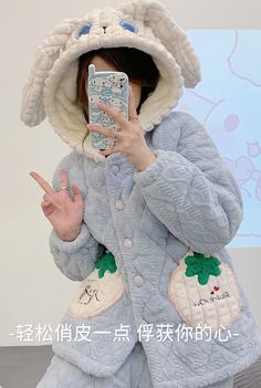 Fashion Anime Pajamas Home Suit PN5572 ●Size: Top: M:Length 62 cm bust 116 cm sleeve 68 cm L:Length 64 cm bust 120 cm sleeve 70 cm XL:Length 66 cm bust 124 cm sleeve 72 cm XXL:Length 68 cm bust 128 cm sleeve 74 cm Pants: M: Length 94 cm waist 60-100 cm hip 102 cm. L: Length 96 cm waist 66-110 cm hip 108 cm. XL: Length 98 cm waist 70-120 cm hip 114 cm. XXL: Length 100 cm waist 74-126 cm hip 118 cm. (Please allow 1-3cm differs due to manual measurement.As different computers display colors differently,the color of the actual may vary slightly from the above images.Thanks for your understanding.) ●Material: soft ●About Shipping: We attach great importance to the orders of each customer and parcel delivery. 1.Processing time: 2-3 business days. 2.Shipping time: 10-15 business days to US, pleas Kawaii Cotton Long Sleeve Sleepwear, Blue Hooded Sleepwear For Pajama Party, Winter Sleepwear With Pockets For Bedtime, Cozy Long Sleeve Sleepwear With Pockets, Cozy Long Sleeve Outerwear For Sleepovers, Cute Cotton Loungewear Outerwear, Cute Cotton Outerwear For Loungewear, Light Blue Long Sleeve Cotton Sleepwear, Winter Long Sleeve Sleepwear