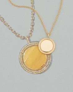 The sleek, circular pendant every jewellery collection needs. Our Rope Disc Necklace has a textured rope-edge disc pendant sat on a delicate, fine chain. The perfect subtle nod to the maritime trend, this piece will fit seamlessly into any layered look. Crafted from 925 sterling silver with 14kt gold plating, you'll also find this perfect pendant available in silver too! | Ania Haie Gold Disc Necklace, Gold Disc, Disc Pendant, Delicate Chain, Disc Necklace