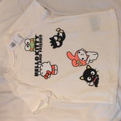 Nwt Hello Kitty With Friends T-Shirt Size 2t Hello Kitty With Friends, Hello Kitty T Shirt, Friends T Shirt, Friends Tshirt, Old Navy Shirts, Navy Shirts, Navy Shirt, Cat Tshirt, Navy White