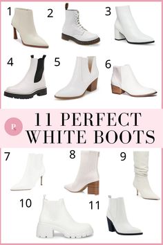 White Dressy Boots, White Boots Formal Outfit, White Boot Winter Outfit, White Ankle Boots Outfit Dress, How To Wear White Boots, White Boots With Jeans, What To Wear With White Boots, Short White Boots Outfit, White Booties Outfit Winter