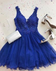 Blue Short Homecoming Dresses, Blue Tulle Prom Dress, Blue Lace Prom Dress, Burgundy Homecoming Dress, School Event Dress, Royal Blue Shorts, Evening Mini Dresses, Royal Blue Lace, Tulle Homecoming Dress