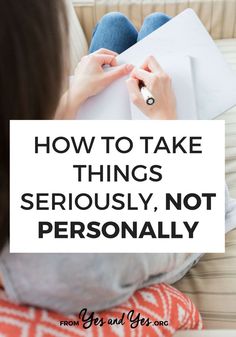 People tell us all the time "don't take it personally." But how do we do that? How can we take feedback and criticism seriously without taking it personally? Click through for steps Yes And Yes, Mindset Matters, Dont Take It Personally, Career Help, Growth Motivation, Goal Getter, Mindset Tips, Hello Monday, Growth Quotes