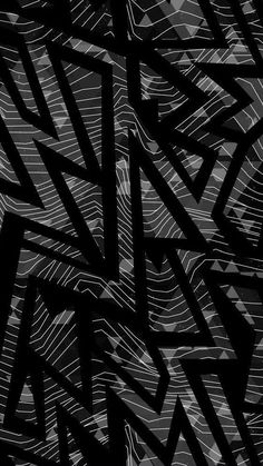 an abstract black and white background with wavy lines