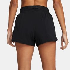 Women's Dri-FIT Mid-Rise 3" Brief-Lined ShortsThese shorts are the ones that are down for everything you do—from long walks to HIIT to running errands. Their silky-smooth, ultrasoft woven fabric is balanced with sweat-wicking tech so you have ultimate comfort while feeling dry as you work out.Nike Dri-FIT technology moves sweat away from your skin for quicker evaporation, helping you stay dry and comfortable.Envelope waistband pocket keeps your essentials close.More Details Body: 100% polyester. Functional Nike Bottoms With Elastic Waistband, Nike Functional Go-dry Shorts, Functional Nike Athletic Shorts, Nike Functional Athletic Shorts, Nike Nylon Running Shorts, Nike Running Nylon Shorts, Nike Functional Breathable Shorts, Nike Athletic Shorts With 4-way Stretch And Built-in Shorts, Nike Nylon Workout Bottoms