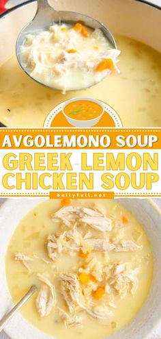 Avgolemono Soup (Greek Lemon Chicken Soup), comfort food recipes, dinner, soup Italian Lemon Chicken Soup, Avo Lemon Soup, Greek Lemon Soup Crockpot, Greek Lemon Chicken Soup Avgolemono Crockpot, Greek Soup Recipes Lemon Chicken, Greek Lemon Chicken And Rice Soup, Easy Greek Lemon Chicken Soup, Chicken And Lemon Soup, Soup Recipes Greek