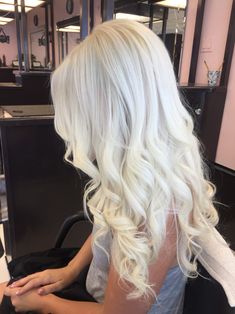 Trendy Blonde Hair Long, Platinum Blonde Hair Color, Girls Things, Ice Blonde, Real Hair Wigs, Icy Blonde, Platinum Hair, White Blonde