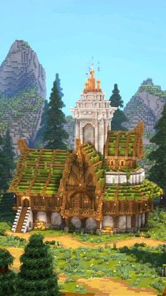 Minecraft Elven Village, Elven Minecraft Builds, Cave Village Minecraft, Lush Cave Village Minecraft, Minecraft Viking Village, Small Wood House Minecraft, Minecraft Viking Builds, Minecraft Norse Builds