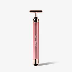 Gentle age-defying, sonic-powered technology lets you massage and micro-sculpt specific areas of the face to calm puffiness and temporarily lift facial features. Oval Makeup Brush, Vanity Planet, Face Tools, Makeup Brush Kit, Travel Mirror, Facial Steamer, Professional Skin Care Products, Acne Spots, Facial Spa