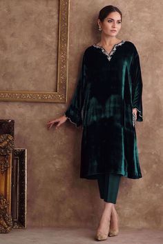 Full Sleeve Suit, Velvet Dresses Outfit, Velvet Kurti, Trouser Suit, Velvet Suit, Velvet Trousers