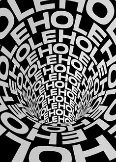 an abstract black and white photo with the word holo written in large letters on it