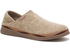 Chaco Revel - Women's Shoes : Tan : Style up your everyday look this season with the sleek silhouette and cozy feel of the Chaco Revel slip-on shoes. Casual slip-on shoes made of cozy felted uppers with gore panels for easy on and off. Soft fleece lining for a warm interior feel. Women's-specific removable LUVSEAT PU footbed provides incredible underfoot support and comfort. Recycled polyester sockliner for added comfort. Lightweight crepe-textured rubber outsole with a 2 mm lug depth. Imported. Warm Interior, Casual Slip On Shoes, Shoes Casual, A Smile, Loafer Shoes, Everyday Look, Slip On Shoes, Women's Shoes, Chelsea