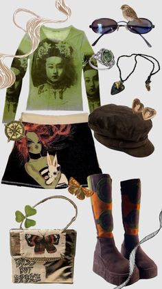 Weird Outfits Aesthetic, Weird Outfits, Weird Girl, Crazy Outfits, J Fashion, Bohemian Clothes