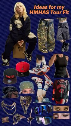 Billie Eilish Concert Outfit, Billie Eilish Fashion, Billie Eilish Outfits, Baggy Outfit Ideas, Trainers Outfit, Skater Outfits, Outfits 2000s, Baggy Clothes