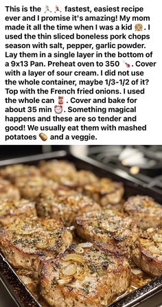 an image of steaks cooking in the oven with caption about how to cook them