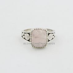 Natural Rose Quartz Ring, 925 Silver Rings, Rose Quartz Jewelry, Gemstone Ring, Women Rings, Oxidized Ring, Pink Stone Ring, Statement Rings Rings Rose Quartz, Pink Stone Ring, Pink Stone Rings, Oxidized Ring, Rose Quartz Jewelry, Rose Quartz Ring