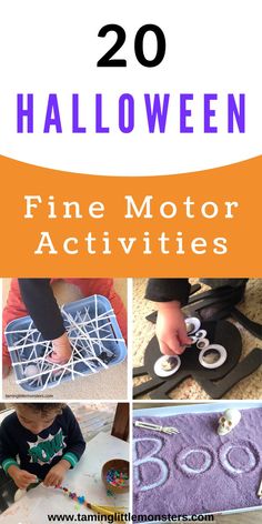 halloween fine motor activities for kids