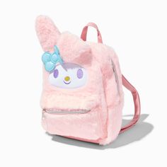 Secure a new (and famous!) addition to your school supplies. Featuring My Melody®, you'll want to add this Hello Kitty® And Friends plush backpack to your collection, today! Backpack by Hello Kitty® And FriendsAdjustable strapsClosure: Zipper8W x 10H x 3.5D in.20.32W x 25.4H x 8.89D cm.Material: Polyester - Claire's Hello Kitty® And Friends My Melody® Plush Backpack Backpack Hello Kitty, Back To School Accessories, My Melody Plush, Sanrio Bags, Hello Kitty Backpack, Melody Plush, Crown Hair Clip, Kitty Backpack, Sensitive Ears Earrings