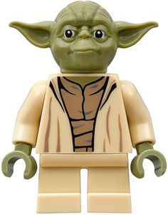 the lego star wars yoda is shown in this image