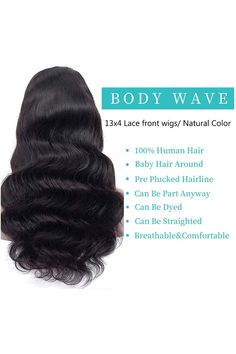 13X4 Lace Front Wigs Human Hair Wigs for Black Women 200% Density Body Wave Lace Frontal Wigs Glueless Brazilian Virgin Human Hair Wigs Pre Plucked Natural Color Long Wigs 28 Inch Body Wave Wigs 20 Inch Body Wave Wig, Hair For Black Women Natural, Wig Ideas Black Women, Body Wave Wigs, Hair For Black Women, Wigs Glueless