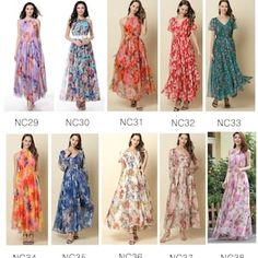 Modern Dresses, Long Gown Design, Western Outfits Women, Womens Skirts, Floral Gown, Blouse Pattern Sewing, Stylish Dress Book, Chiffon Maxi, Chiffon Maxi Dress