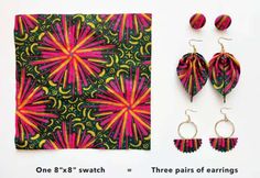 This one is new to me. I can’t say as I have thought of making earrings with fabric but these earrings especially the middle pair are beyond cute! Pop on over to the blog at Spoonflower for the tutorial on … Read More...