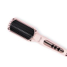 Save time and get better results with the L’ange Le VIte Ceramic Straightening Brush. With the power of a straightener, but the simplicity of a brush, this styling tool is sure to become one of your favorites. With adjustable heat settings from 170°F - 450°F, it works for most hair types. Far infrared light helps release negative ions, capturing moisture in the hair and locking in shine. In most cases, a single pass with this brush is all it takes, but for thicker hair, an extra pass may be nece Lange Hair Tools, Haircare Wishlist, Brush Straightener, Hair Straightening Brush, Straightening Hair, Hair Straightener Brush, L'ange Hair, Light Pink Blush, Straightener Brush