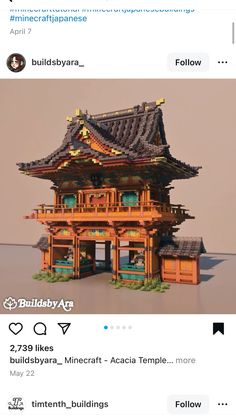 an image of a building made out of legos on the app store's facebook page