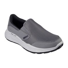 Find the perfect blend of easy-wearing style and comfort with Skechers relaxed fit: Equalizer 5. 0 - persistable. This laceless fit vegan style features a mesh and synthetic upper with a cushioned Skechers air-cooled memory foam insole. Features: Comfort, Memory FoamClosure Type: Slip-OnFootwear Technology: Memory Foam InsoleUpper/Outer Base Material: 100% TextileShoe Lining Material: TextileSole Material Content: 100% SyntheticCountry of Origin: Imported Fit Vegan, Vegan Style, Shoes Walking, Skechers Relaxed Fit, Wearing Style, Vegan Fashion, Walking Shoes, Shoes Black, Comfortable Shoes