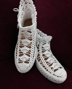 Handmade crochet white  shoes  Please contact us for different colors and numbers as we make them to order. Bulk order possible Summer White Lace-up Wedding Shoes, White Lace-up Summer Wedding Shoes, White Lace-up Wedding Shoes For Summer, White Lace Wedding Shoes With Round Toe, White Round Toe Beach Wedding Shoes, Daily Shoes, Crochet Shoes Pattern, Crochet White, Festival Shoes