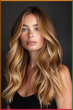 Embrace the beauty of caramel blonde with 20 Trendy Caramel Blonde Hair Ideas for 2024! This color gives a bright yet natural look, combining warm tones for a chic, sunlit finish that’s perfect year-round. #CaramelBlonde #HairInspo #BlondeTrends #2024Style #SunKissed Simple Upstyles, Easy Hair Extensions, Natural Dark Blonde, Gold Balayage, Balayage Ideas, Honey Balayage, Highlight Ideas, Blonde Hair Ideas