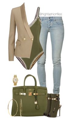 Cheap Monday, Jean Outfits, Army Green