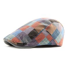 Category:Hats,Hats; Season:Winter,Fall; Gender:Men's; Style:1920s Fashion,Holiday,Simple,Casual; Hats Category:Flat Cap; Occasion:Weekend,Street,Dailywear,Travel,Park; Material:Cotton; Function:Comfort,Fashion,Portable; Pattern:Plaid; Design:Adjustable Buckle,Print; Front page:FF; Listing Date:10/10/2022; Head Circumference:44 Newsboy Cap Men, Driving Hat, Flat Cap Men, Beret Hats, Flat Hat, Flat Hats, Stylish Caps, Hat Beret, Berets Cap