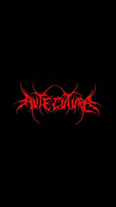 the logo for an upcoming metal band, amreasses on a black background