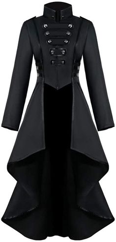 Jackets Inn is a popular store to purchase a Halloween Gothic Costume Black Tailcoat For Women. We offer made to measure leather jackets which are tailored to customer size. #salecoats #purchasecoat #coatssale #fashion #winterfashion #longcoat #tailcoat #gothic #gothiccoats #blackcoat #style #shopping #halloween #halloweencostumes #halloweensale Corset Steampunk, Steampunk Jacket, Gothic Jackets, Gothic Costume, Stand Collar Coat, Vintage Halloween Costume, Holloween Costume, Steampunk Corset, Retro Costume