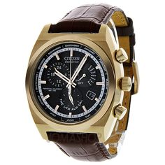 Citizen Watch, Eco Drive, Buy Watches, Unisex Watches, Brown Leather Strap, Minerals Crystals, Casio Watch, O Clock, Men's Watch