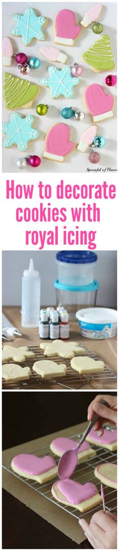 how to decorate cookies with royal icing