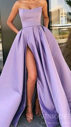 Sleeveless Dresses Formal, Purple Dresses Formal, Popular Prom Dresses, Prom Dresses With Pockets, Purple Prom Dress, Elegant Prom Dresses, Unique Prom Dresses, Prom Dresses Modest